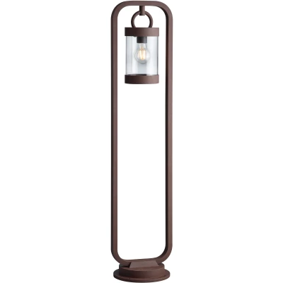 Afbeelding van Trio Leuchten Buitenpadverlichting Sambesi 404160124, gegoten aluminium roestkleurig, helder acryl, excl. 1 x E27, 100 cm
