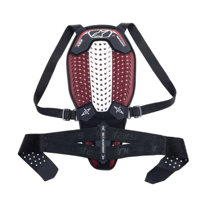 Afbeelding van Alpinestars Nucleon Plasma Rug beschermer, zwart wit, afmeting M voor man