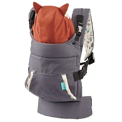 Afbeelding van Cuddle Up Baby Carrier Ergonomische met Fox Hood en verstelbare schouderbanden Voor baby&#039;s peuters 5.4 18k