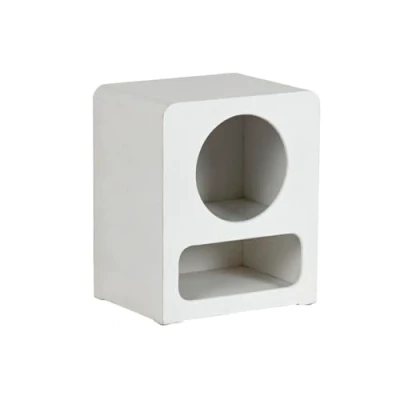 Afbeelding van Nachtkastje Home ESPRIT Wit Hout MDF 40 x 30 48 cm