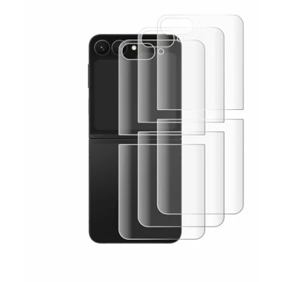 Afbeelding van Savvies Screenprotector voor Samsung Galaxy Z Flip 7 FE (Achterkant) Folie Beschermfolie transparant volledig dekking (4 Stuks)