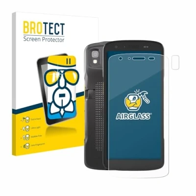 Afbeelding van BROTECT Glas Screen Protector voor Zebra TC27 (Voor+Camera) Schermbeschermer [9H Hardheid, Beschermglas Folie niet Gehard Glas]