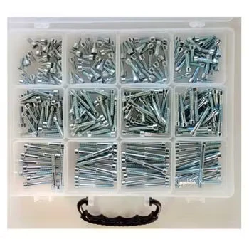 Afbeelding van Bofix 214691 Doos assortiment 12 vaks Inbusbouten verzinkt