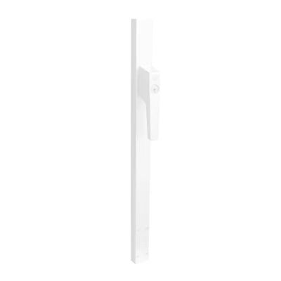 Afbeelding van P+E Veiligheidsespagnolet voor ramen afsluitbaar SKG2 180cm rechtsdraaiend wit