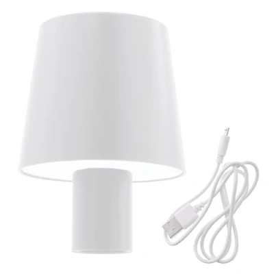 Afbeelding van Accu touch flessenlamp 60 LED 14 x 10 cm wit flessenlicht warm en koud om op flessen te steken decoratieve tafellamp dimbaar oplaadbaar voor gebruik binnenshuis