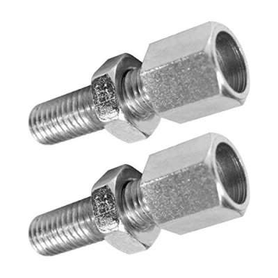Afbeelding van cyclingcolors 2 x stelschroef gaskabel schroef M5 30 mm rem motorfiets scooter fiets
