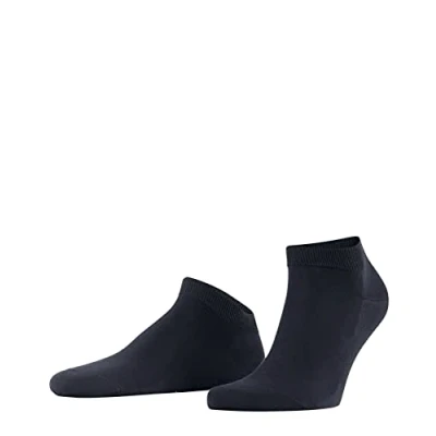 Afbeelding van FALKE ClimaWool temperatuurregulerend vochtregulerend duurzaam lyocell merinowol sneakersokken heren blauw Matt 41 42