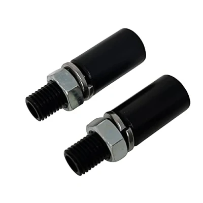 Afbeelding van Simda Pro Motorfiets richtingaanwijzerverlenging verlenging adapter M8 zwart voor 2 knipperlichten