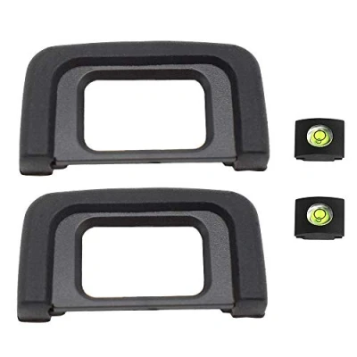 Afbeelding van Oculair Eyecup DK 25 voor Nikon D5500 D5300 D5100 D3500 D3400 D3200 D3300 D3100 D3000 D5600 D5000 D5200 Camera &amp; Hot Shoe Cover [20 +2Pack],ULL BTER Zoeker Oogbeker
