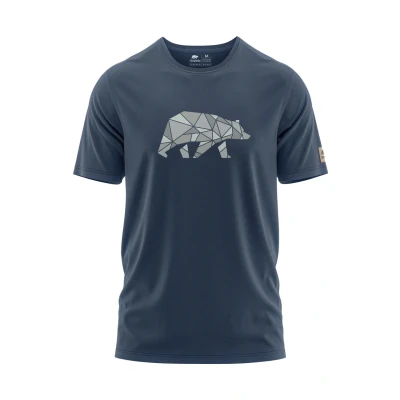 Afbeelding van Forsberg Espenson Tshirt print, Heren, Maat: XXL, Dunkelblau grau