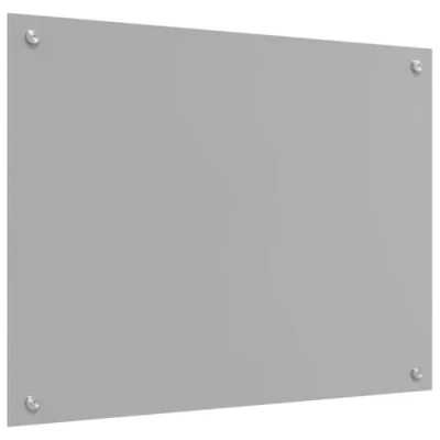 Afbeelding van vidaXL Keukenachterwand Lichtgrijs Glas 80 x 50 cm Duurzaam