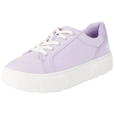 Afbeelding van LAUREL COURT LOW LACE UP SNEAKER LIGHT PURPLE CANVAS