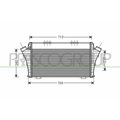 Afbeelding van PRASCO FT520N001 Intercooler FIAT: Croma II Station Wagon (194) 2.4 D Multijet 2005