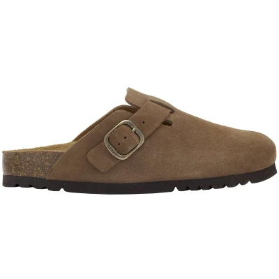 Afbeelding van SCHOLL FAE NEW Suede SA Womens Taupe FALSO Clogs Maat 36