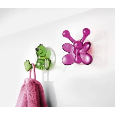 Afbeelding van Kleine Wolke Baby Bird wandhaken 7x6,8 cm cassis