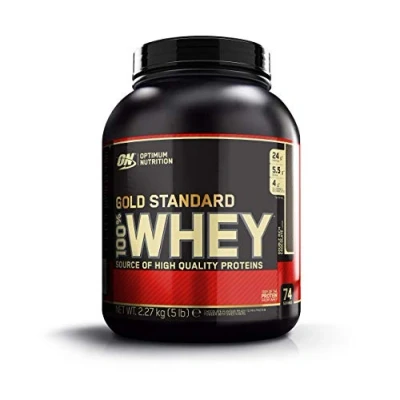 Afbeelding van Optimum Nutrition 100% Whey Gold Standard (5lbs) Double Rich Chocolate, 2,273 kg