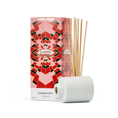 Afbeelding van Claus Porto Home Diffusers Geurstokjes Chypre Ceder Poinsettia Fragrance Sticks 200ml