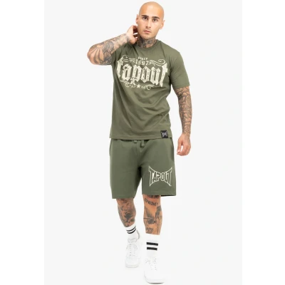 Afbeelding van Tapout Normale Passform Lifestyle Trainingsbroek, Heren, Maat: 3XL, Olive ecru