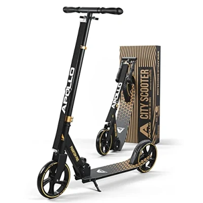Afbeelding van Apollo Phantom Pro City Step, XXL wielen, opvouwbaar, in hoogte verstelbaar, step voor volwassenen, kinderen en jongeren, compacte