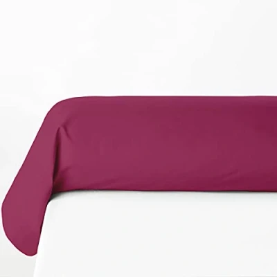 Afbeelding van Set van 2 kussenslopen voor nekrol, 100% katoen, fuchsia, BAIKAL 85 x 185 cm