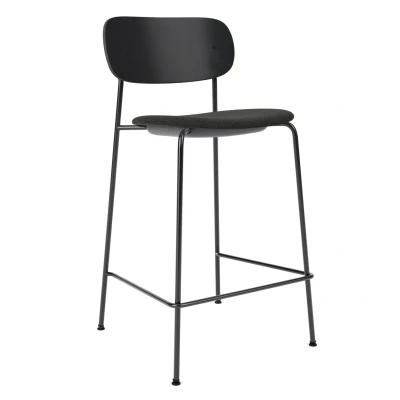 Afbeelding van Audo Copenhagen Co Counter Barkruk H97 Zitting Re wool 0198 Zwart Essen