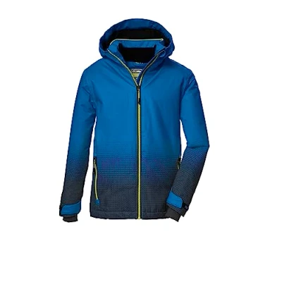 Afbeelding van killtec Jongens SKI jas is een waterdichte/functionele met capuchon en sneeuwvanger KSW 177 BYS JCKT, blue, 128, 39899 000