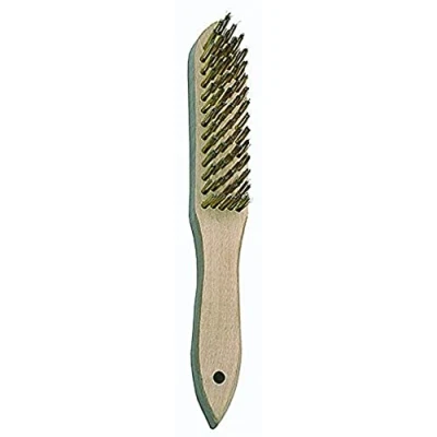 Afbeelding van Bellota 50801 5 handborstel, rijen, messingstaal, rechte draad, diameter 0,3 mm