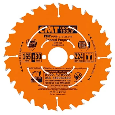 Afbeelding van CMT 271.250.24M Ultra ITK Plus Cirkelzaagblad 250 X 30 24T Hout/Multiplex