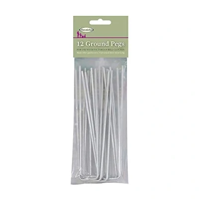 Afbeelding van Haxnicks glazen bel in de Peg Haringen. 25x8x0.10 cm groen