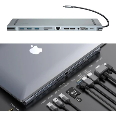 Afbeelding van Baseus USB type C Notebook Hub adapter