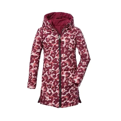 Afbeelding van killtec Meisjes Omkeerbare gewatteerde jas/parka met capuchon KOW 143 GRLS PRK, dark raspberry 164, 39886 000