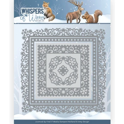 Afbeelding van Dies Amy Design Whispers of Winter Square