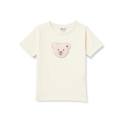 Afbeelding van Steiff Kurzarm Sundancer Tshirt print voor kinderen, Maat: 92, Antique white