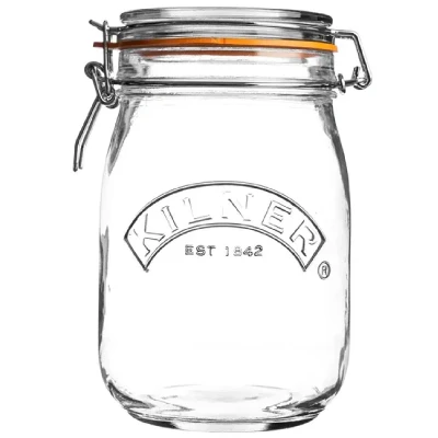 Afbeelding van Kilner weckpot met beugelsluiting 1L