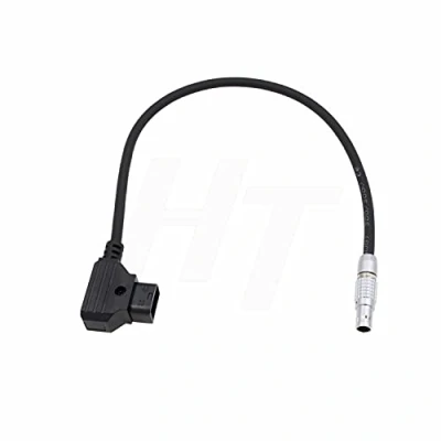 Afbeelding van HangTon High Flex D tap P naar 0B 2 pins mannelijke voedingskabel voor Teradek Bolt Bond, Transvideo SmallHD 703 Monitor, Zacuto, Z CAM E2 F6 S6 Camera EVF 30 cm