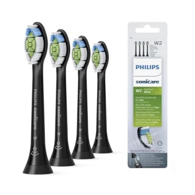Afbeelding van Philips Opzetborstels set 4st. zwart w2 optimal white bh HX606411