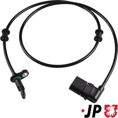 Afbeelding van JP GROUP 1397105300 ABS sensor Achteras links, rechts Actieve 1000mm zwart