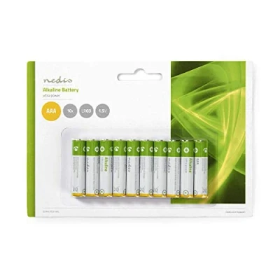 Afbeelding van AAA batterij Nedis 10 stuks (Alkaline)