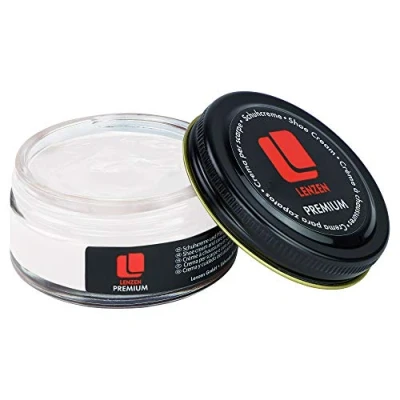 Afbeelding van Lenzen Schoenpoets voor glad en generfd leer, wit, 50 ml (1er Pack)