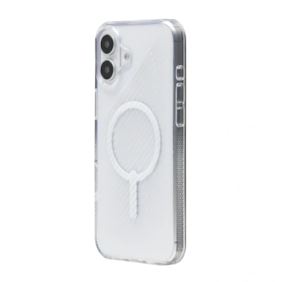 Afbeelding van ZAGG Luxe Snap Hoesje Geschikt voor Apple iPhone 16 Plus Graphene Back Cover Compatibel met MagSafe 3M Valbescherming Gerecycled Materiaal Transparant