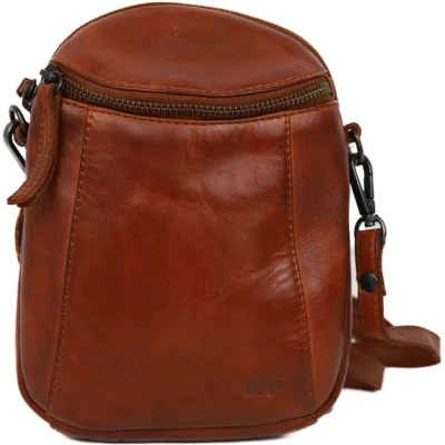 Afbeelding van Bear Design Marlou Crossbodytas / Schoudertas Cognac