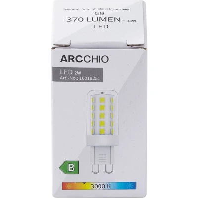 Afbeelding van Arcchio LED lamp, G9, 3.000 K, 2 W, helder, 370 lm