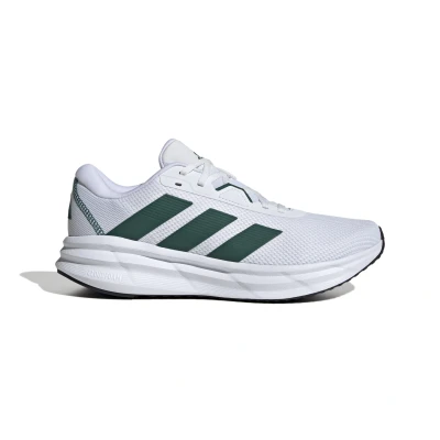Afbeelding van adidas Performance Galaxy 7 Sportieve wandelschoenen, Heren, Maat: 43 1/3, Footwear white/collegiate green/crystal white Textiel/ synthetisch