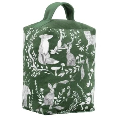 Afbeelding van furn. Duindoorn Woodland Velvet Deurstop, Evergreen