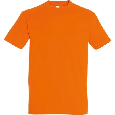 Afbeelding van SOLS Heren Keizerlijke Zwaargewicht T Shirt met korte mouwen (Oranje) Maat M