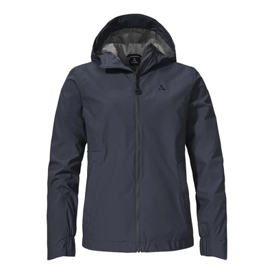 Afbeelding van Schöffel Damesjack Style Bohorok WMS, waterdicht, ademend outdoorjack, elegante functionele jas met capuchon en getrapte zoom