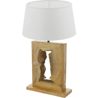 Afbeelding van EGLO Ribadeo tafellamp E27 27x12x41,5 cm (L*B*h) Hout, Bruin