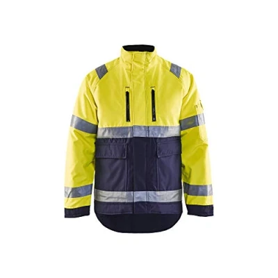 Afbeelding van Blaklader Winterjas High Vis 4827 1977 Geel/Marineblauw S
