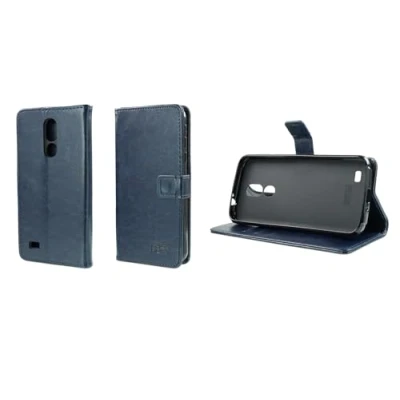 Afbeelding van caseroxx tas voor Beafon M7 Premium / Lite Bookstyle Case in blauw cover boek