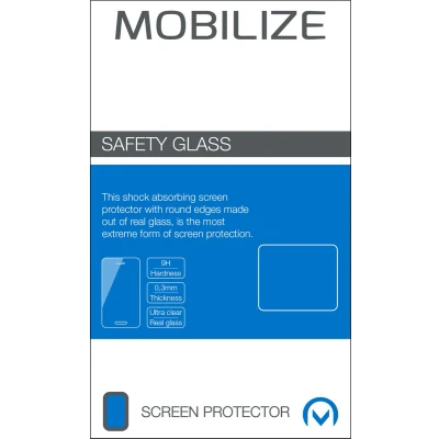 Afbeelding van Mobilize Glass Screen Protector Black Frame Apple iPhone XR/11